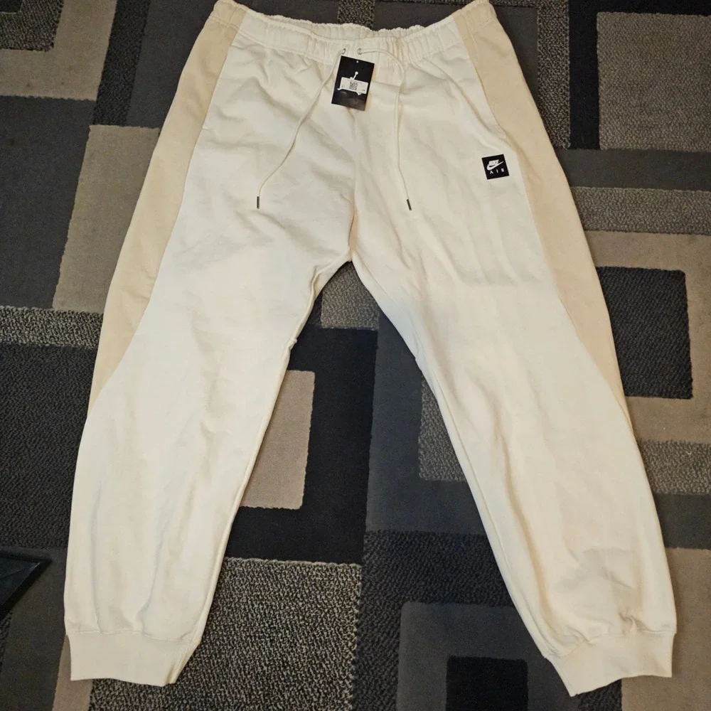 Jordan Heavy Sweatpants Mens 2XL Sail Cream HJ0291-133 NWT
